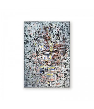 Modern blue abstract art original handmade oil painting decorations for home interior wall art Oil Painting from Photo