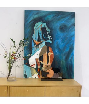 Oil Painting Home Wood Decor Wall Art for Hotel Living room Apartment Modern Art Decoration Ornaments