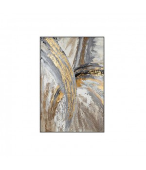 Pure Hand-painted oil painting Living Room decorative painting Gold Foil Background Wall Hanging painting Abstract Texture Mural