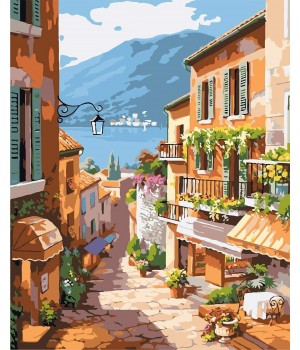 Paint by Number for Adults Beginner,Scenery Paint by Numbers,Garden Paint by Numbers Kits Suitable for Home Wall Decoration